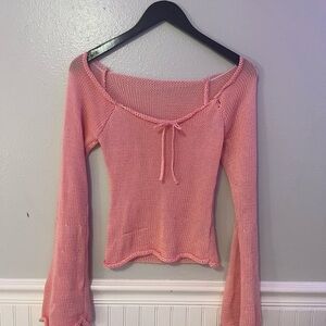 SHEIN Pink Knit Top